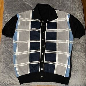 Stylish Plaid Button-Up Shirt